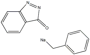 1-BENZYL INDAZOLONE SODIUM Struktur