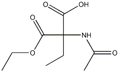 A-DIETHYL ACETAMIDOMALONATE Struktur