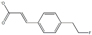 P-FLUOROETHYL CINNAMATE Struktur