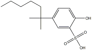 2-HYDROXY-5-TERT-OCTYLBENZENESULFONIC ACID Struktur