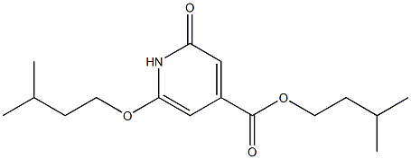 ISOAMYL 2-OXO-6-ISOAMYLOXYISONICOTINATE Struktur