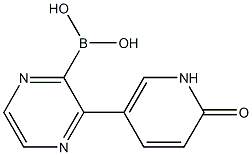 5-(1H-PYRIDIN-2-ONE)PYRAZINE-2-BORONIC ACID Struktur