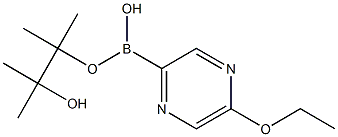 5-ETHOXYPYRAZINE-2-BORONIC ACID PINACOL ESTER Struktur