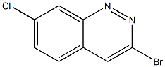 3-bromo-7-chlorocinnoline Struktur