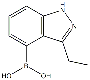 (3-ETHYL-1H-INDAZOL-4-YL)BORONIC ACID Struktur