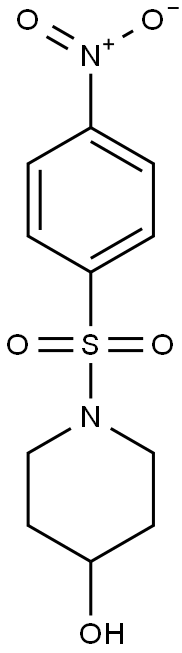 1-(4-NITRO-BENZENESULFONYL)-PIPERIDIN-4-OL Struktur