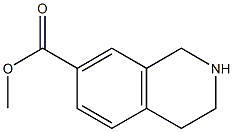 1,2,3,4-TETRAHYDRO-ISOQUINOLINE-7-CARBOXYLIC ACID METHYL ESTER Struktur