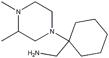 1-[1-(3,4-DIMETHYLPIPERAZIN-1-YL)CYCLOHEXYL]METHANAMINE Struktur