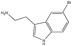 2-(5-BROMO-1H-INDOL-3-YL)ETHANAMINE Struktur