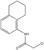 2-CHLORO-N-(5,6,7,8-TETRAHYDRONAPHTHALEN-1-YL)ACETAMIDE Struktur