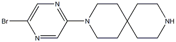 3-(5-BROMOPYRAZIN-2-YL)-3,9-DIAZASPIRO [5.5]UNDECANE Struktur