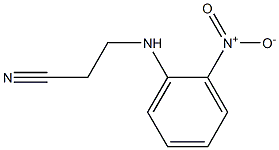 3-[(2-NITROPHENYL)AMINO]PROPANENITRILE Struktur