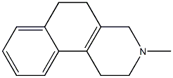 3-METHYL-1,2,3,4,5,6-HEXAHYDROBENZO[F]ISOQUINOLINE Struktur