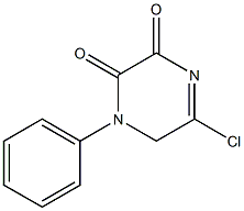 5-CHLORO-1-PHENYL-1,6-DIHYDROPYRAZINE-2,3-DIONE Struktur