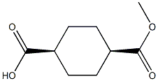 CIS-4-(METHOXYCARBONYL)CYCLOHEXANECARBOXYLIC ACID Struktur