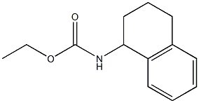 ETHYL 1,2,3,4-TETRAHYDRONAPHTHALEN-1-YLCARBAMATE Struktur