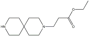 ETHYL 3-(3,9-DIAZASPIRO[5.5]UNDECANE-3-YL)PROPANOATE Struktur