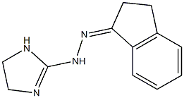 indan-1-one 1-(4,5-dihydro-1H-imidazol-2-yl)hydrazone Struktur