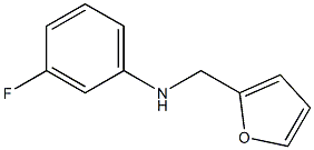 N-(3-fluorophenyl)-N-(2-furylmethyl)amine Struktur