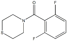 (2,6-difluorophenyl)(1,4-thiazinan-4-yl)methanone Struktur