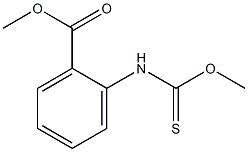 methyl 2-[(methoxycarbothioyl)amino]benzoate Struktur