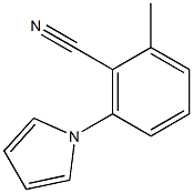 2-methyl-6-(1H-pyrrol-1-yl)benzenecarbonitrile Struktur