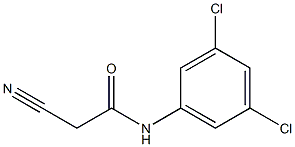 N1-(3,5-dichlorophenyl)-2-cyanoacetamide Struktur