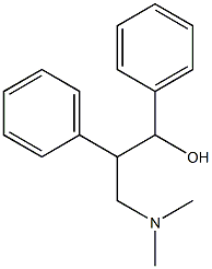 3-(dimethylamino)-1,2-diphenylpropan-1-ol Struktur