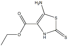 ethyl 5-amino-2-thioxo-2,3-dihydro-1,3-thiazole-4-carboxylate Struktur