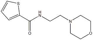 N-(2-morpholinoethyl)-2-thiophenecarboxamide Struktur