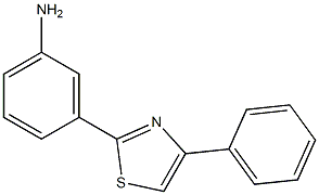 3-(4-phenyl-1,3-thiazol-2-yl)phenylamine Struktur