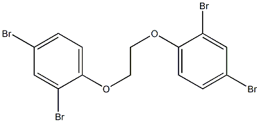 2,4-dibromo-1-[2-(2,4-dibromophenoxy)ethoxy]benzene Struktur