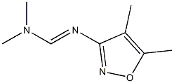 N'-(4,5-dimethyl-3-isoxazolyl)-N,N-dimethyliminoformamide Struktur