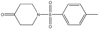 1-[(4-methylphenyl)sulfonyl]tetrahydro-4(1H)-pyridinone Struktur