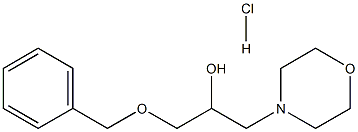 1-(benzyloxy)-3-morpholino-2-propanol hydrochloride Struktur