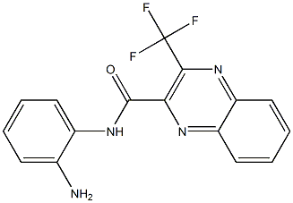 N2-(2-aminophenyl)-3-(trifluoromethyl)quinoxaline-2-carboxamide Struktur