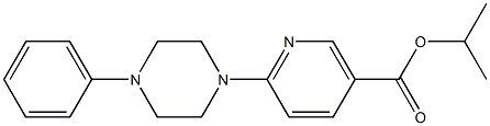 isopropyl 6-(4-phenylpiperazino)nicotinate Struktur