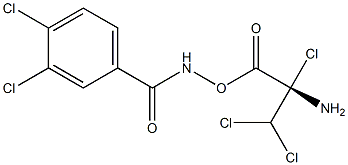 3,4-dichloro-N-[(2,3,3-trichloroallanoyl)oxy]benzamide Struktur