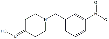 1-(3-nitrobenzyl)piperidin-4-one oxime Struktur