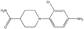 1-(4-amino-2-chlorophenyl)piperidine-4-carboxamide Struktur