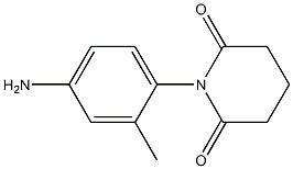 1-(4-amino-2-methylphenyl)piperidine-2,6-dione Struktur