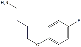 1-(4-aminobutoxy)-4-fluorobenzene Struktur