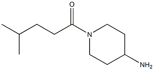 1-(4-aminopiperidin-1-yl)-4-methylpentan-1-one Struktur