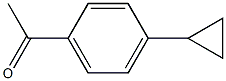 1-(4-cyclopropylphenyl)ethan-1-one Struktur