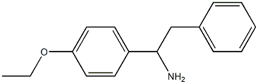 1-(4-ethoxyphenyl)-2-phenylethan-1-amine Struktur