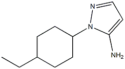 1-(4-ethylcyclohexyl)-1H-pyrazol-5-amine Struktur