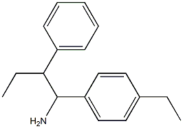 1-(4-ethylphenyl)-2-phenylbutan-1-amine Struktur