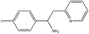 1-(4-iodophenyl)-2-(pyridin-2-yl)ethan-1-amine Struktur