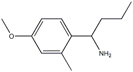 1-(4-methoxy-2-methylphenyl)butan-1-amine Struktur