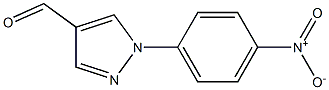 1-(4-nitrophenyl)-1H-pyrazole-4-carbaldehyde Struktur